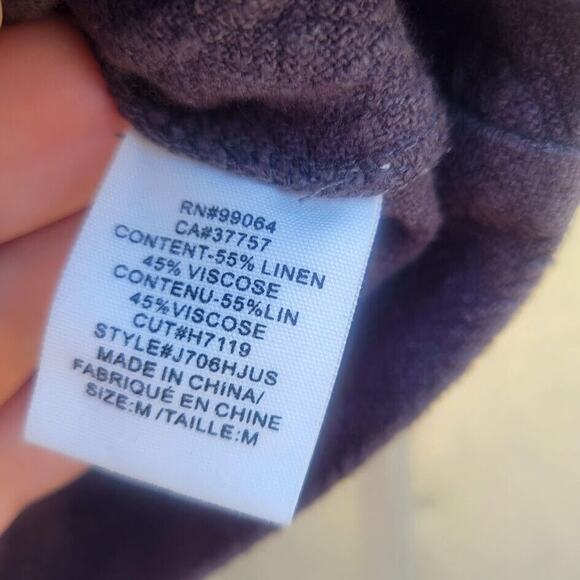 BillaBong Spring Skate Drape Linen Blend Jacket Women's Size M - Picture 5 of 5